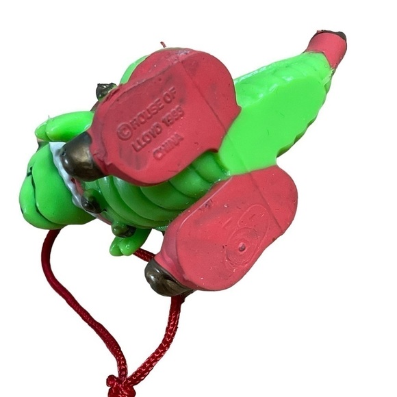 1993 House of Lloyd 2 Christmas Dinosaur Hanging Ornaments Vintage Collectibles - Picture 7 of 9